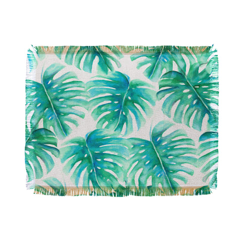 Jacqueline Maldonado Paradise Palms Throw Blanket