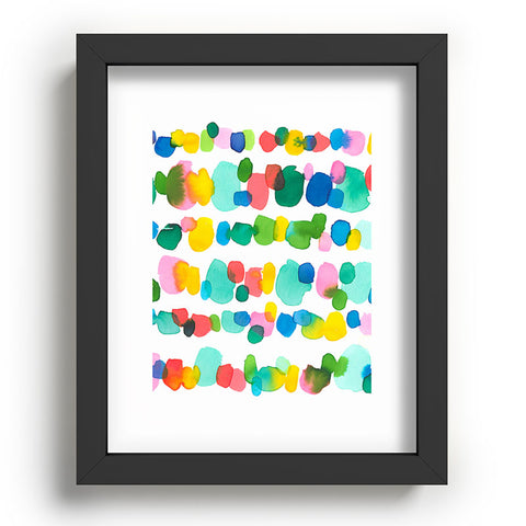 Jacqueline Maldonado Paradise Watercolor Dots Recessed Framing Rectangle