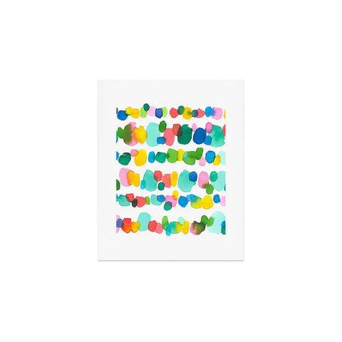 Jacqueline Maldonado Paradise Watercolor Dots Art Print