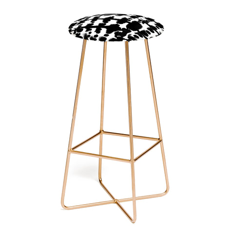 Jacqueline Maldonado Parallel Black and White Bar Stool