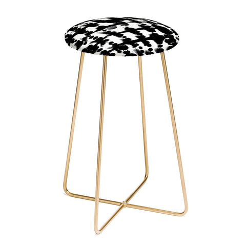 Jacqueline Maldonado Parallel Black and White Counter Stool
