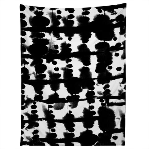 Jacqueline Maldonado Parallel Black and White Tapestry