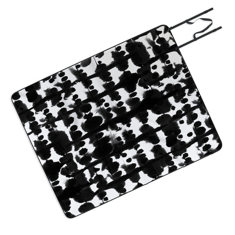 Jacqueline Maldonado Parallel Black and White Picnic Blanket