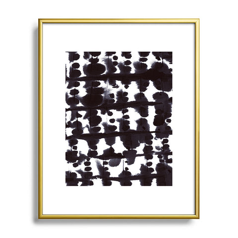 Jacqueline Maldonado Parallel Cool Black Metal Framed Art Print