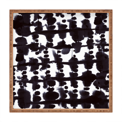 Jacqueline Maldonado Parallel Cool Black Square Tray