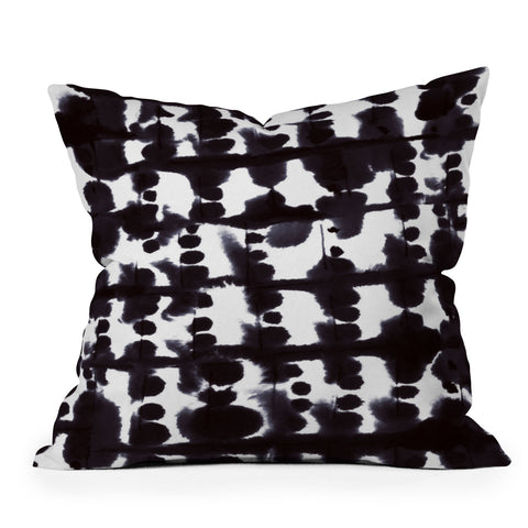 Jacqueline Maldonado Parallel Cool Black Throw Pillow