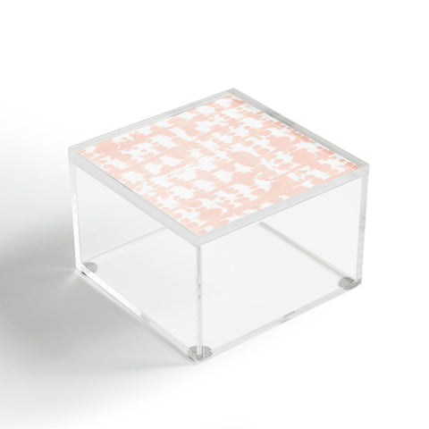 Jacqueline Maldonado Parallel Pale Peach Acrylic Box