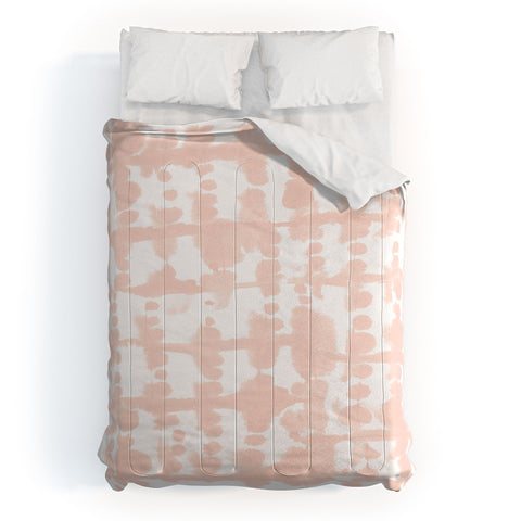 Jacqueline Maldonado Parallel Pale Peach Comforter