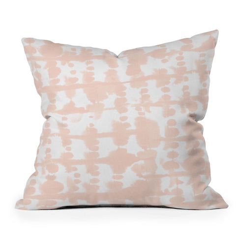 Jacqueline Maldonado Parallel Pale Peach Throw Pillow