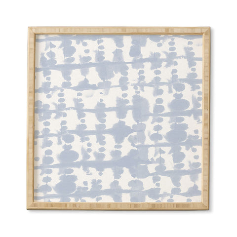 Jacqueline Maldonado Parallel Periwinkle Framed Wall Art