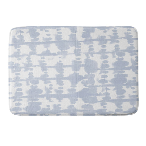 Jacqueline Maldonado Parallel Periwinkle Memory Foam Bath Mat