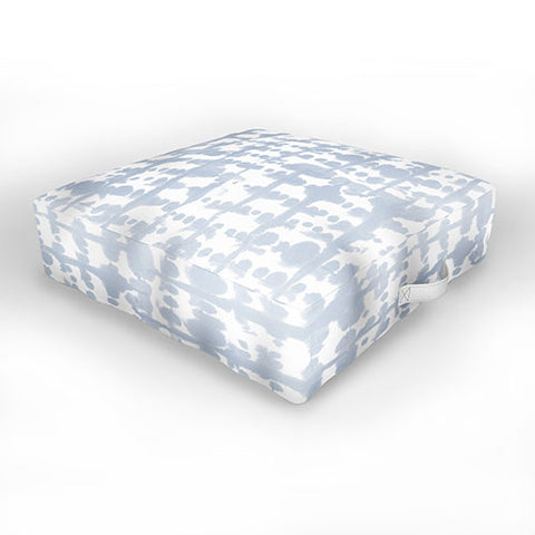 Jacqueline Maldonado Parallel Periwinkle Outdoor Floor Cushion