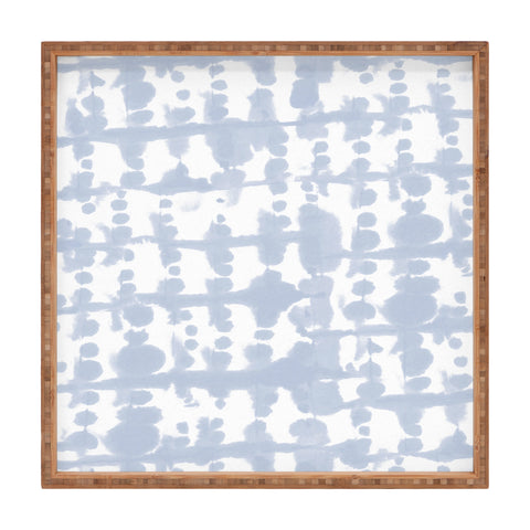 Jacqueline Maldonado Parallel Periwinkle Square Tray