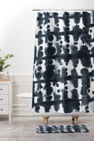 Jacqueline Maldonado Parallel Stone Shower Curtain And Mat