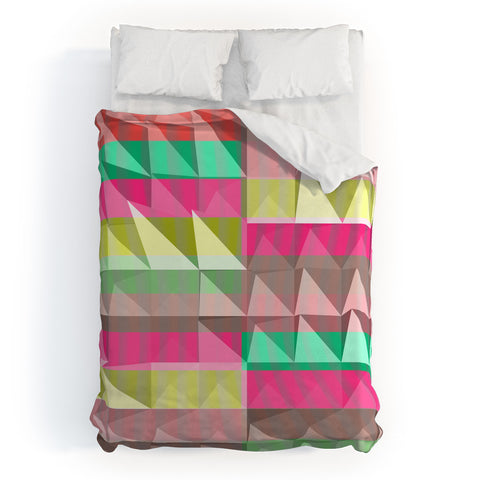 Jacqueline Maldonado Pyramid Scheme Duvet Cover
