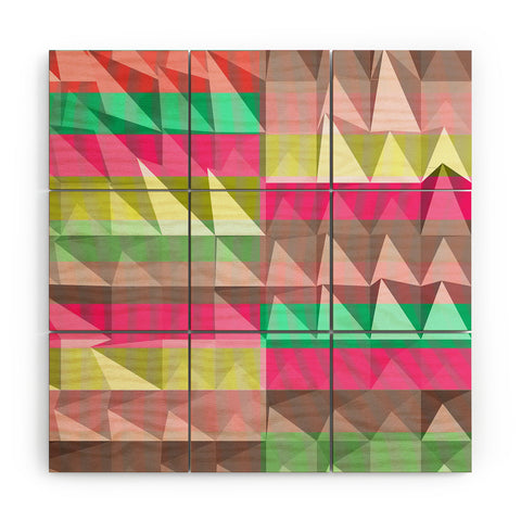 Jacqueline Maldonado Pyramid Scheme Wood Wall Mural