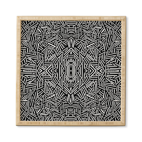 Jacqueline Maldonado Radiate Black White Framed Wall Art