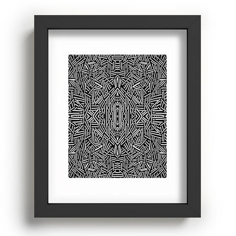 Jacqueline Maldonado Radiate Black White Recessed Framing Rectangle