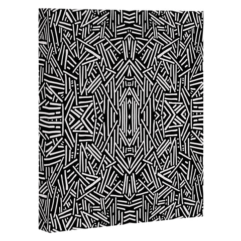 Jacqueline Maldonado Radiate Black White Art Canvas
