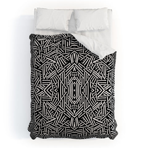 Jacqueline Maldonado Radiate Black White Comforter