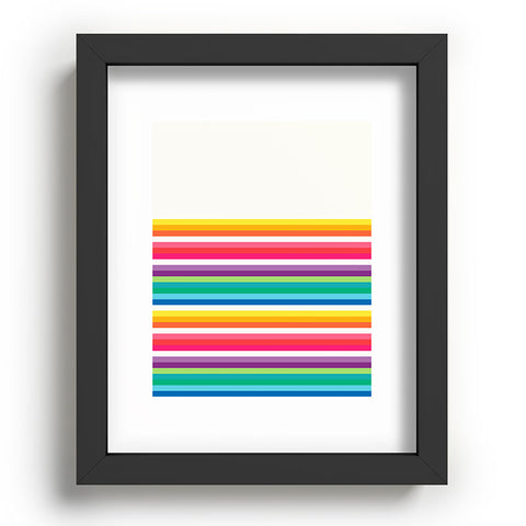 Jacqueline Maldonado Rainbow Stripe Recessed Framing Rectangle
