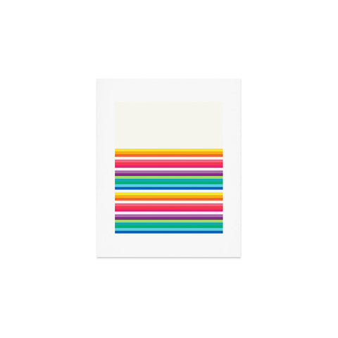 Jacqueline Maldonado Rainbow Stripe Art Print
