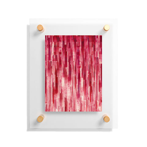 Jacqueline Maldonado Red Rain Floating Acrylic Print
