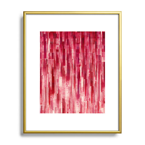 Jacqueline Maldonado Red Rain Metal Framed Art Print
