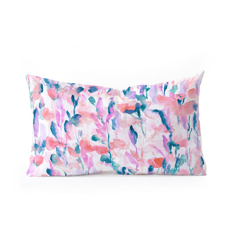 Jacqueline Maldonado Resolve Coral Oblong Throw Pillow