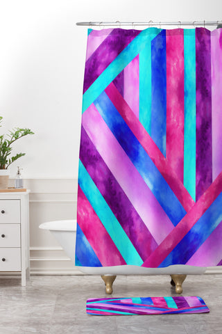 Jacqueline Maldonado Rhapsody 1 Shower Curtain And Mat