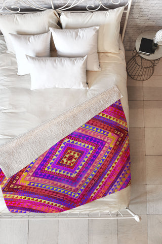 Jacqueline Maldonado Rhythm 3 Fleece Throw Blanket