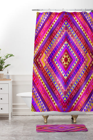 Jacqueline Maldonado Rhythm 3 Shower Curtain And Mat