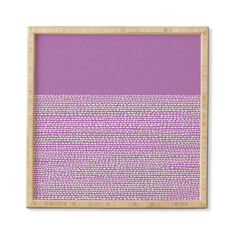 Jacqueline Maldonado Riverside Radiant Orchid Framed Wall Art