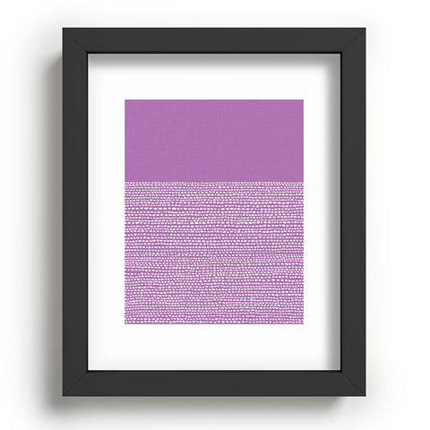 Jacqueline Maldonado Riverside Radiant Orchid Recessed Framing Rectangle