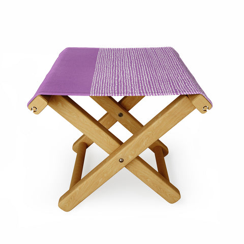 Jacqueline Maldonado Riverside Radiant Orchid Folding Stool