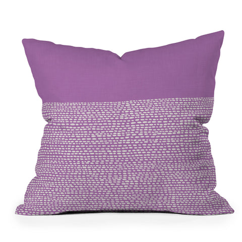 Jacqueline Maldonado Riverside Radiant Orchid Throw Pillow