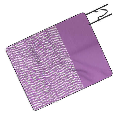 Jacqueline Maldonado Riverside Radiant Orchid Picnic Blanket