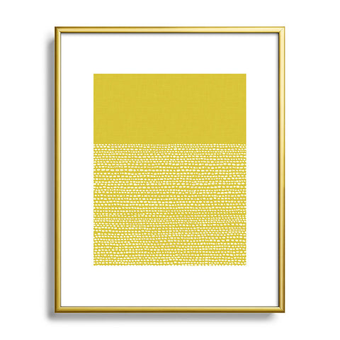 Jacqueline Maldonado Riverside Yellow Metal Framed Art Print