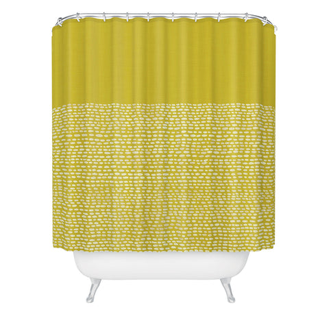 Jacqueline Maldonado Riverside Yellow Shower Curtain