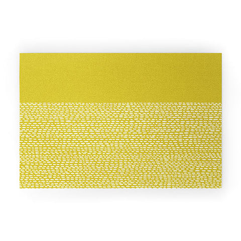 Jacqueline Maldonado Riverside Yellow Welcome Mat