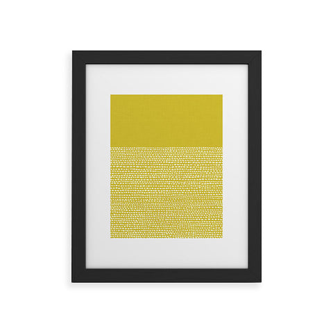 Jacqueline Maldonado Riverside Yellow Framed Art Print