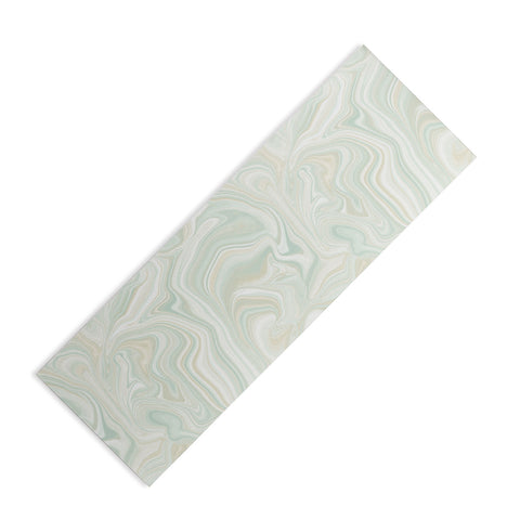 Jacqueline Maldonado Sand Sea Sky Marble Yoga Mat