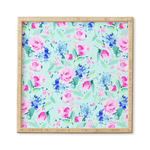 Jacqueline Maldonado Scattered Lovers Mint Framed Wall Art