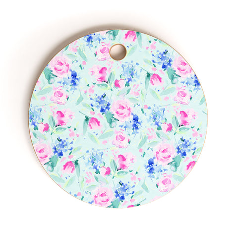 Jacqueline Maldonado Scattered Lovers Mint Cutting Board Round