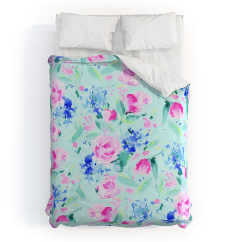 Jacqueline Maldonado Scattered Lovers Mint Duvet Cover