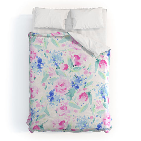 Jacqueline Maldonado Scattered Lovers White Duvet Cover