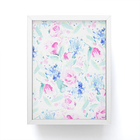 Jacqueline Maldonado Scattered Lovers White Framed Mini Art Print