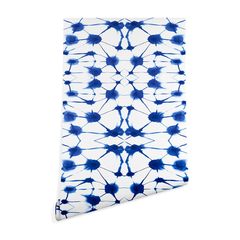 Jacqueline Maldonado Shibori Colorblock Blue Wallpaper