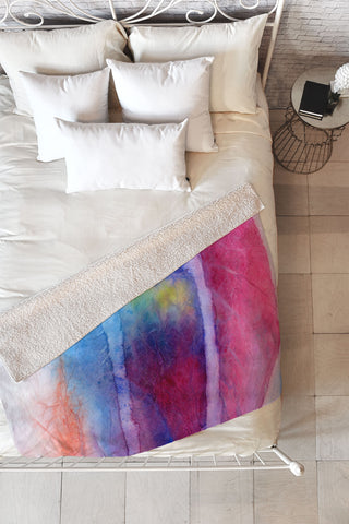 Jacqueline Maldonado Skein 1 Fleece Throw Blanket