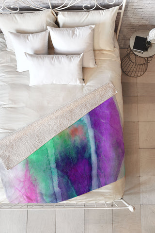 Jacqueline Maldonado Skein 2 Fleece Throw Blanket